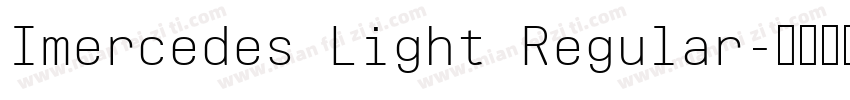 Imercedes Light Regular字体转换